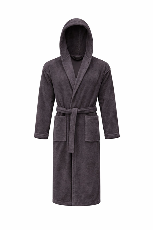 Unisex hooded terry bathrobe #uhtb-null