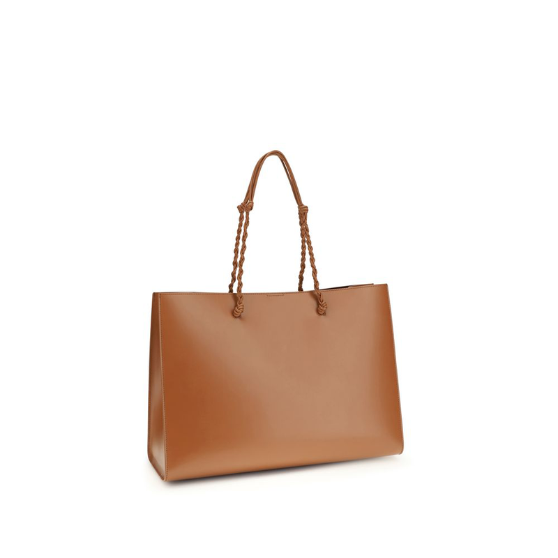 Brown calf leather bos taurus shoulder bag-null