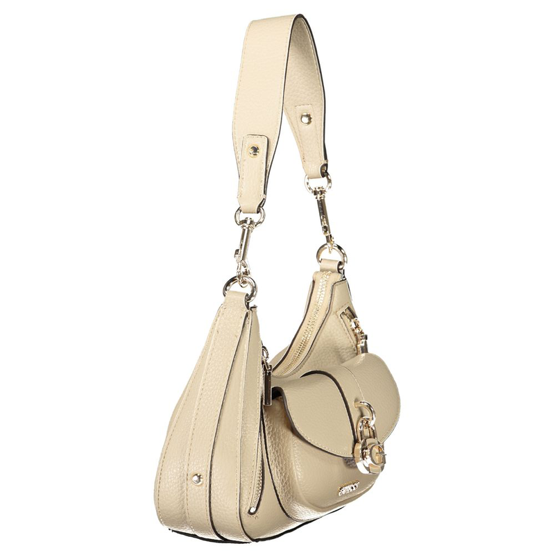 Black polyurethane women's handbag-null