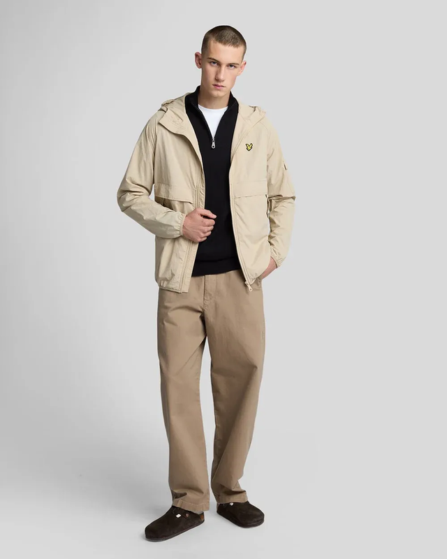 Cotton merino quarter zip jumper z865 jet black-null