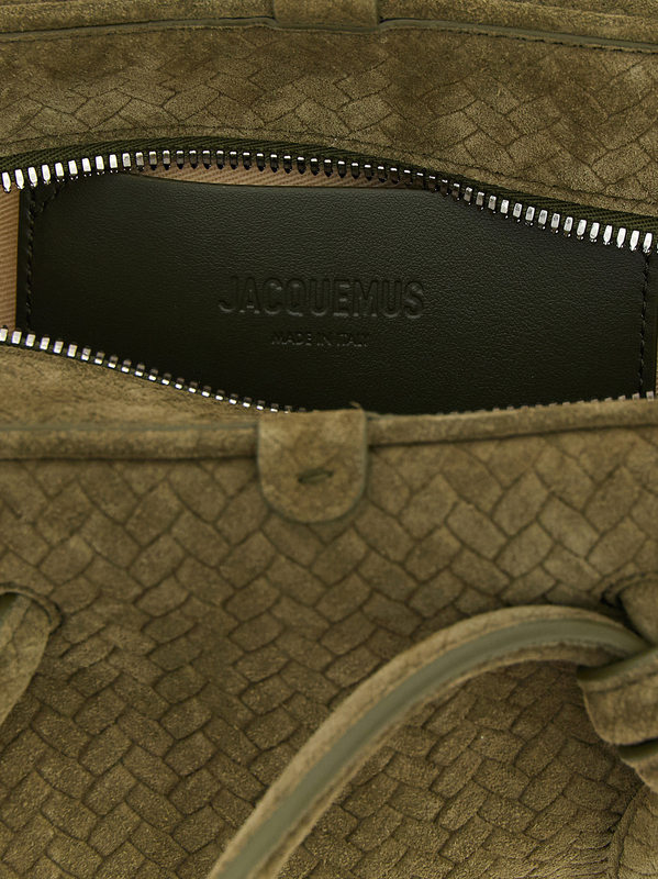 Bicolor calfskin handbag-null