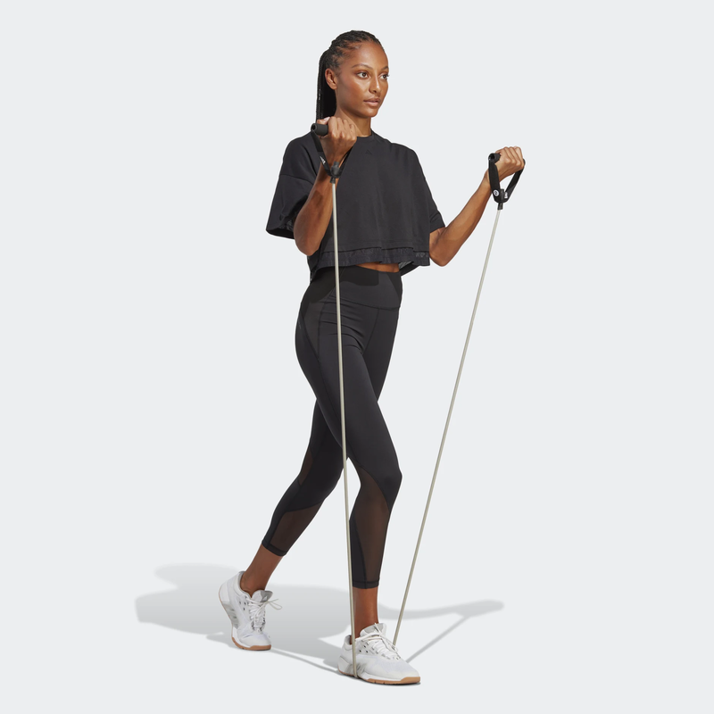 Adidas dance cropped wmn tee-null