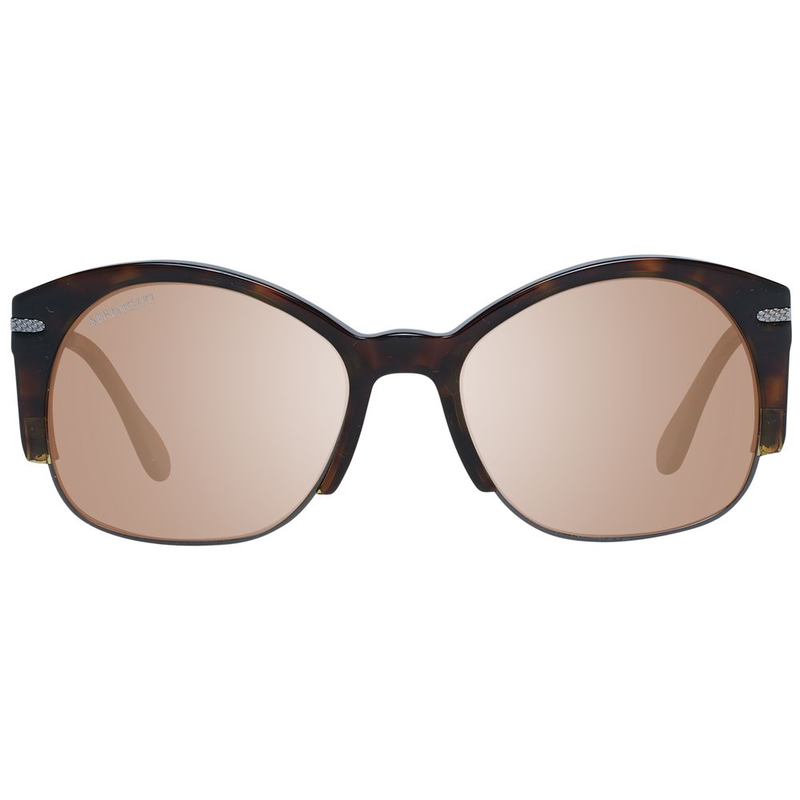 Brown acetate & metal sunglasses-null
