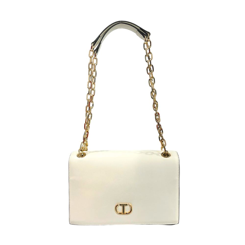 White pu women crossbody-null