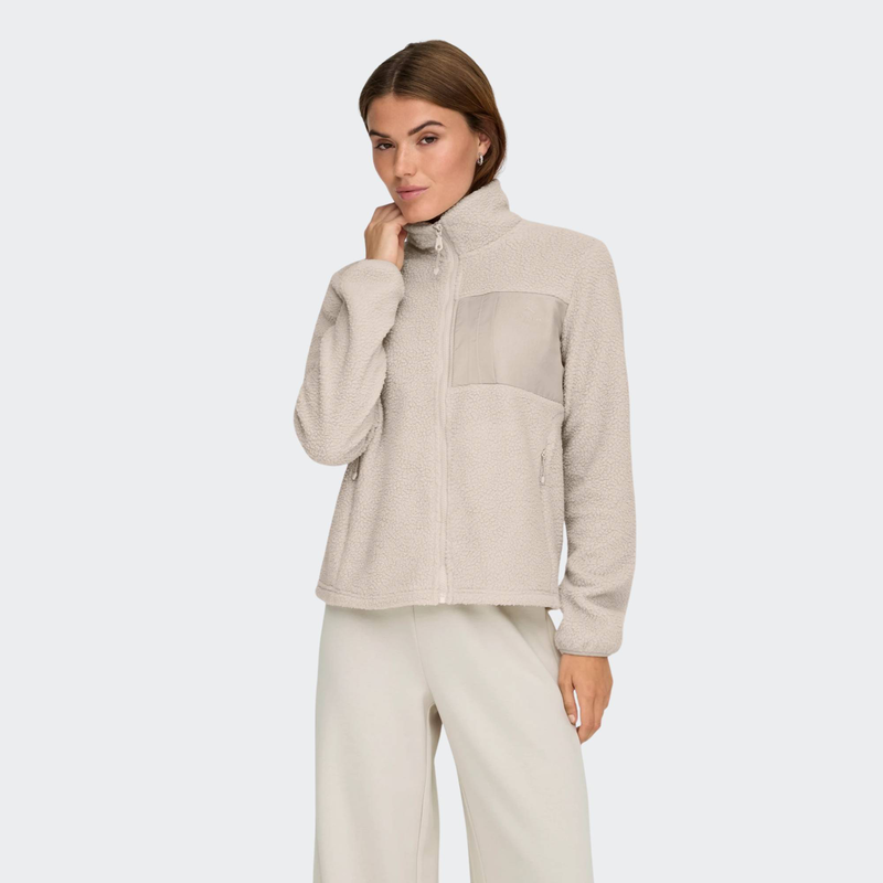 Cloud zip fleece jacket-null
