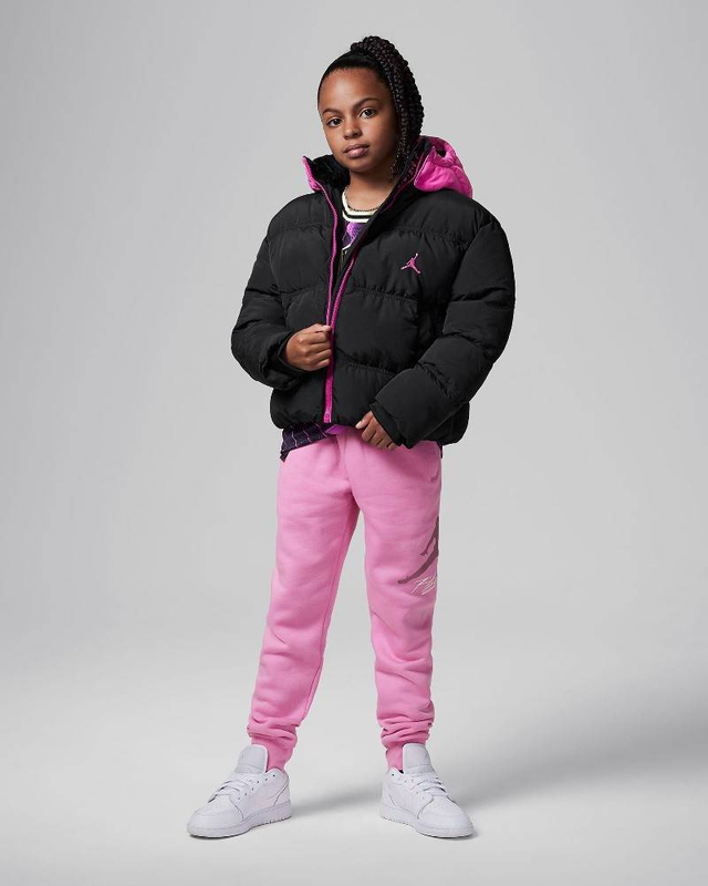Nike jordan girls heaviest weight puffer-null