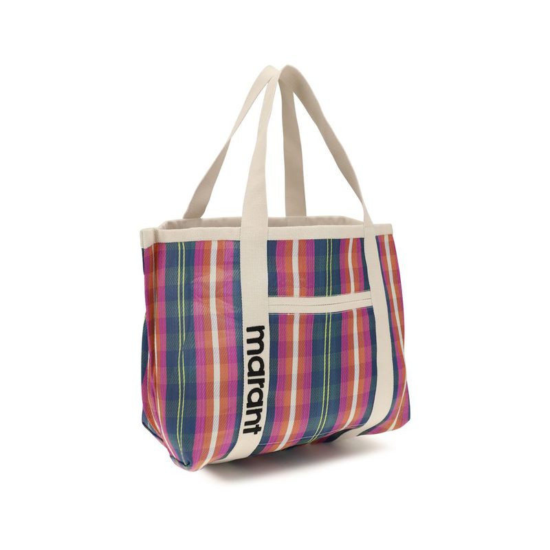 Multicolor nylon shoulder bag-null