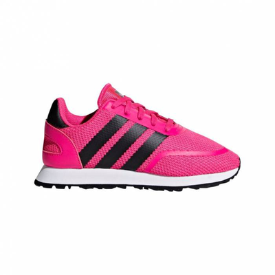 N-5923 girls shoes, Shock Pink / Black, medium