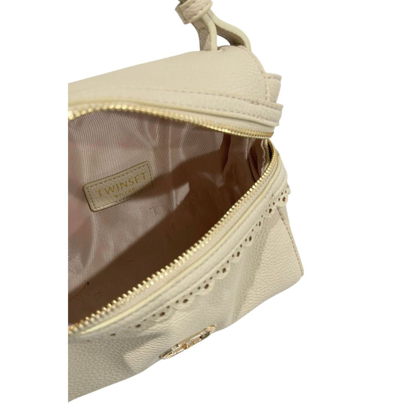 Beige pu women handbag-null