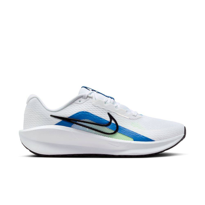 Downshifter 13 mens shoes, White / Black / Blue, medium