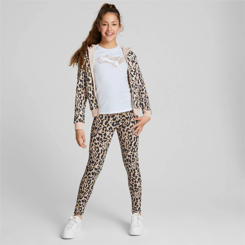 Alpha girls printed full-zip hoodie-null