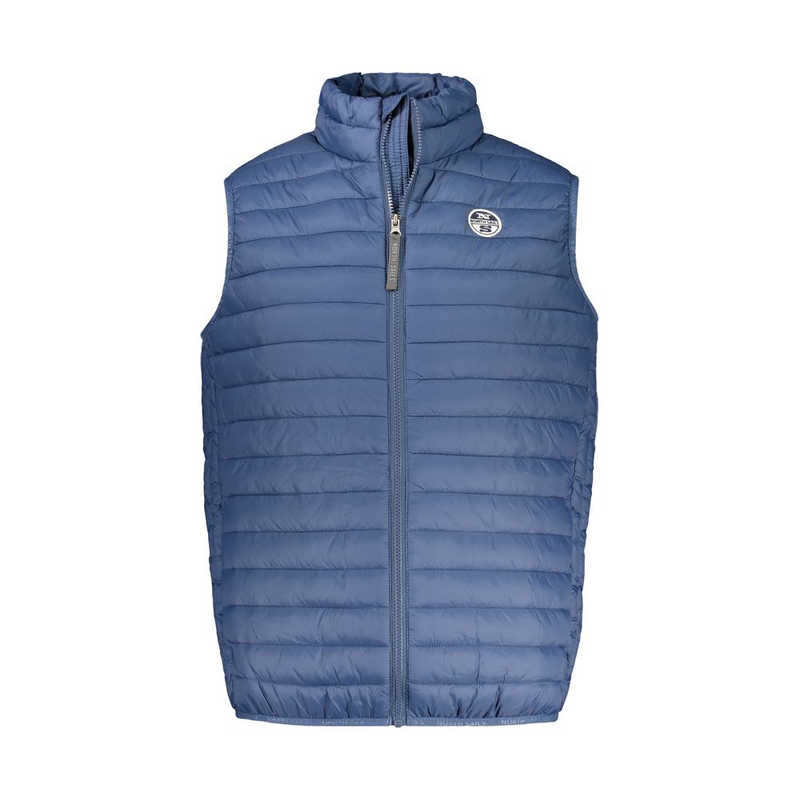 Blue polyamide men's vest-null