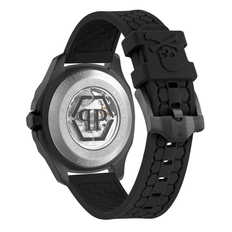 Black synthetic sport watch-null