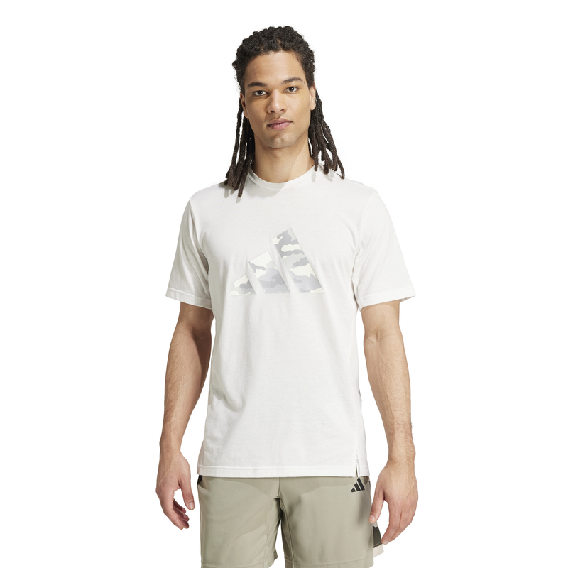 Adidas men's train essentials camo graphic logo t-shirt-null