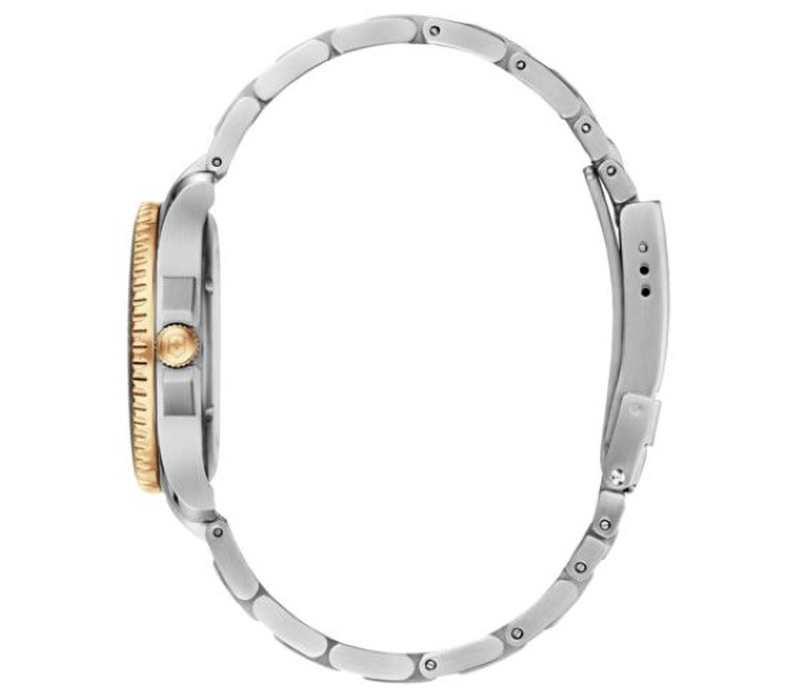 Maverick gs small 2-tone, 34, green bezel, green dial, silver/gold two tone bracelet-null