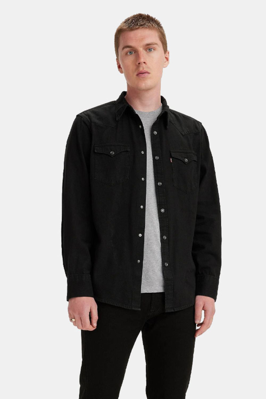 Levis denim western shirt-null