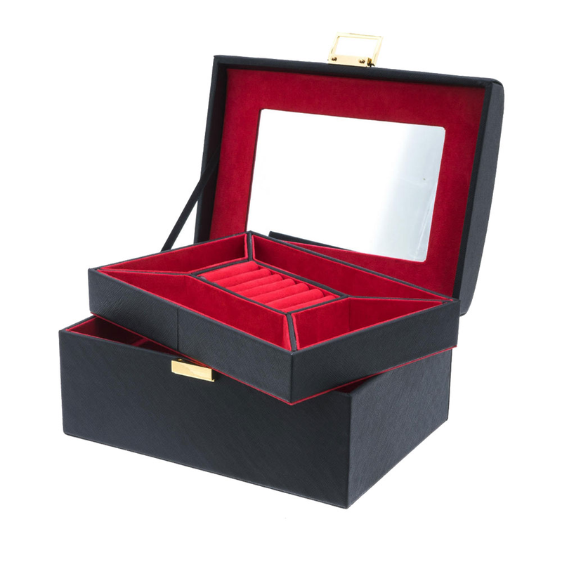 Product image: Θήκη κοσμημάτων davidts μαύρο/κόκκινο 333159-14-null