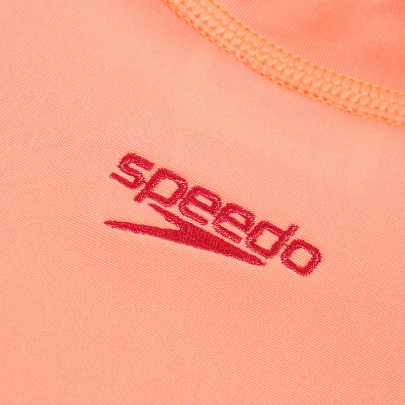 Speedo girls printed short sleeve sun top (81173114499) image number null