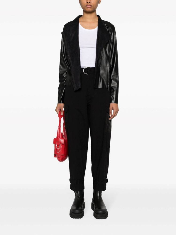 Dkny long mix media cargo pant-null