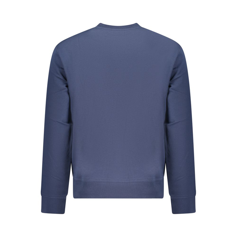 Blue cotton men's sweatshirt-null