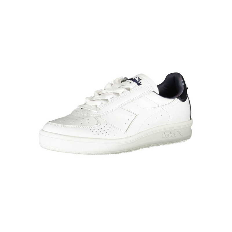 White leather women sneaker-null