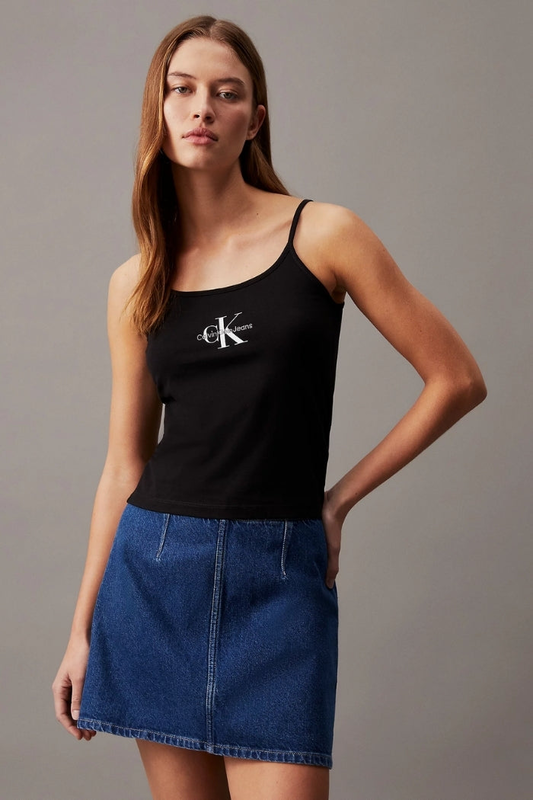 Monologo strappy tank top image number null