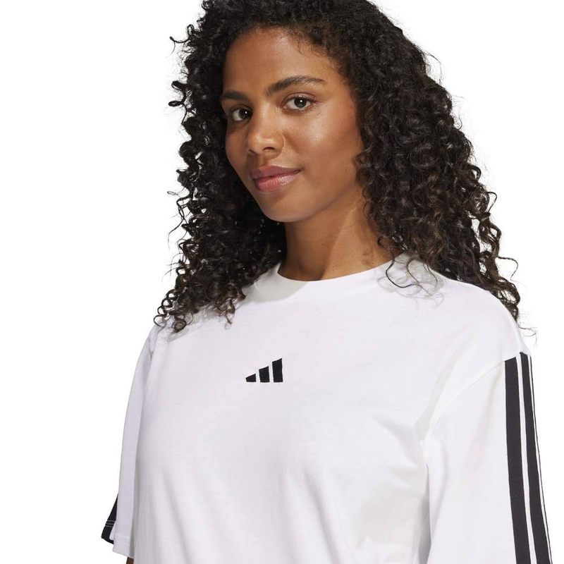 Women 3-stripes single jersey boyfriend top-null