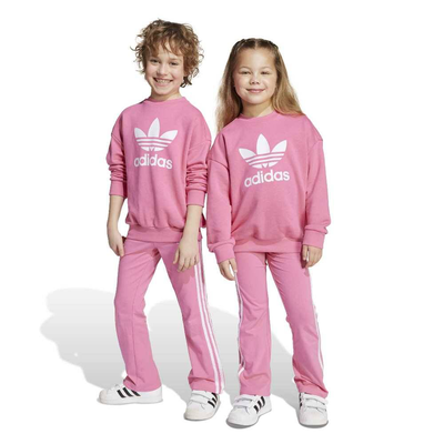 Adidas loose crew set, Pink Fusion, medium