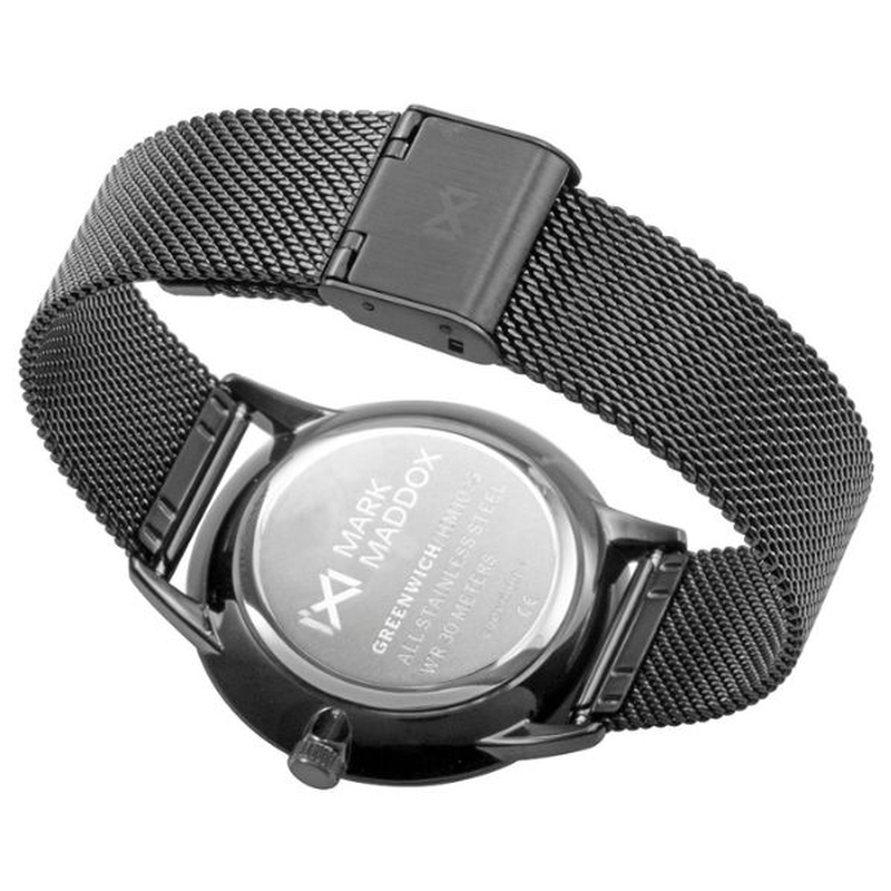 Product image: Mark maddox greenwich ip black s/s men watch-null