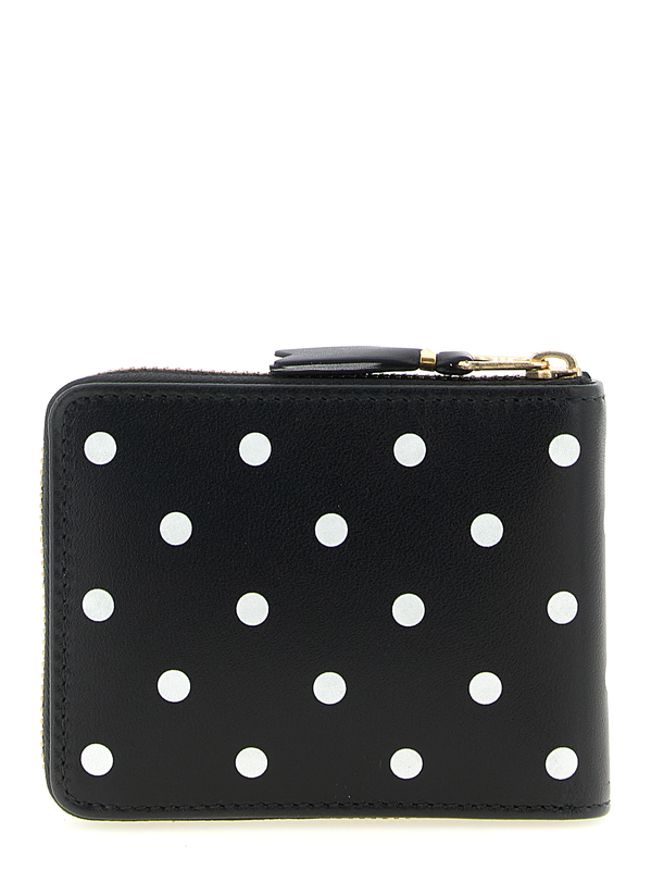 Bicolor leather cardholder-null