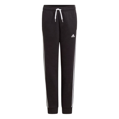 B 3-stripes fleece c pants, Black / White, medium