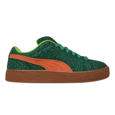 Puma suede xl tmnt jr, Green, medium