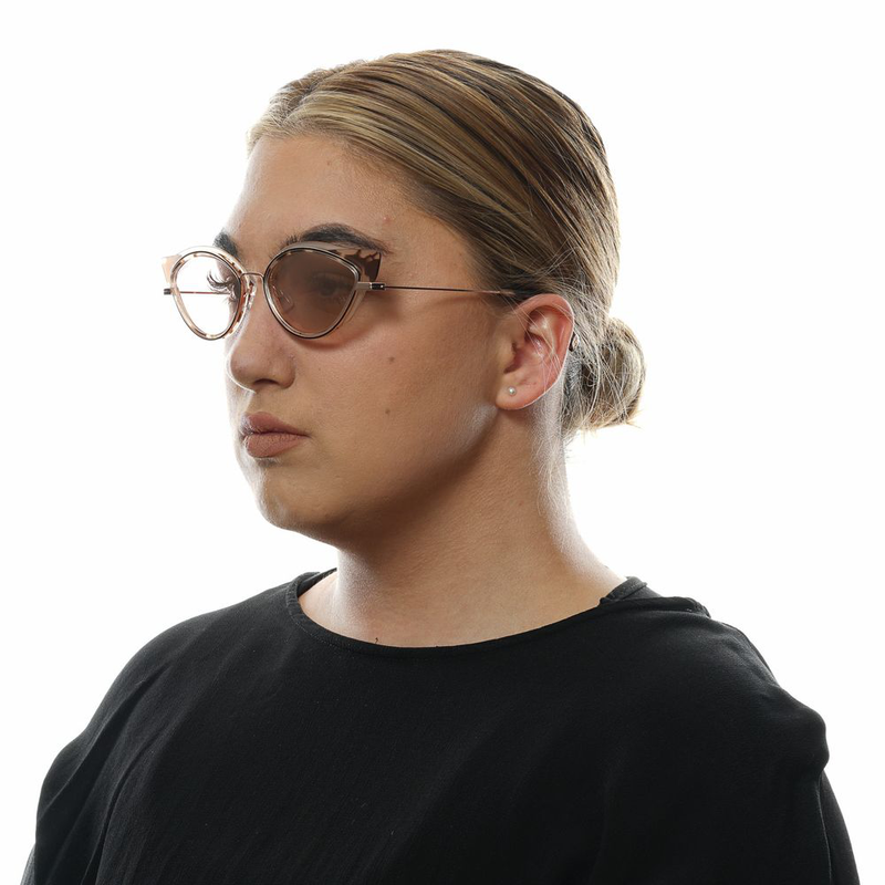 Brown metal & plastic sunglasses-null