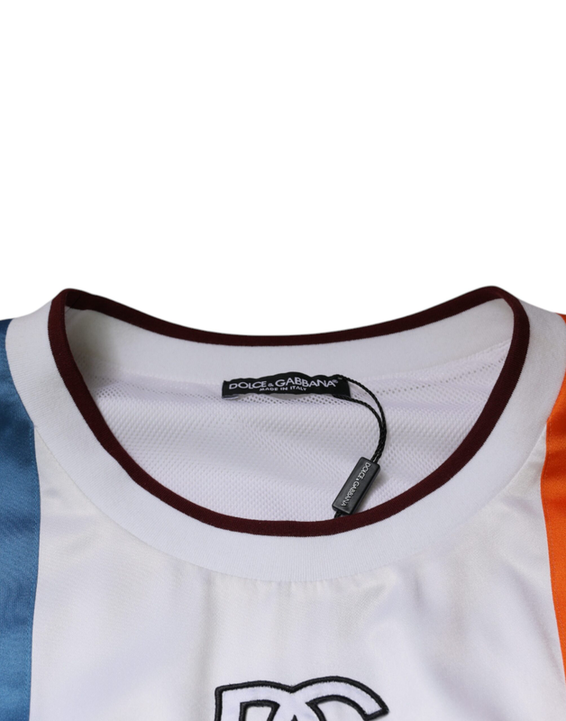 Multicolor jersey tank sleeveless t-shirt-null
