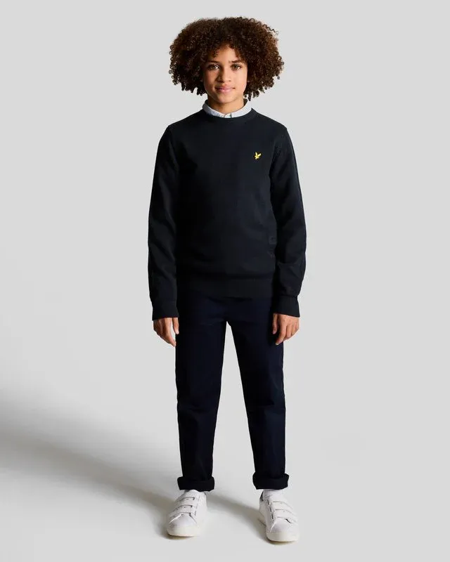 Cotton crew neck jumper z271 dark navy image number null
