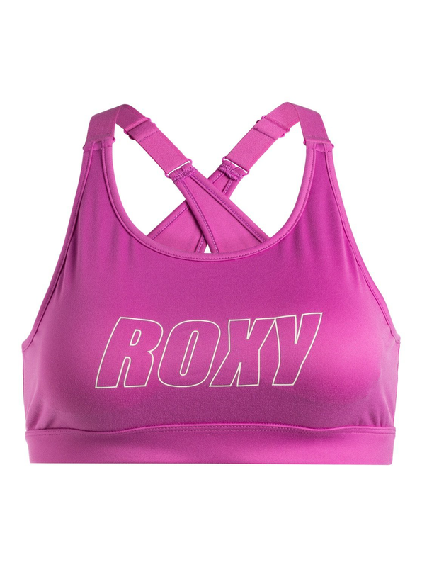 Roxy women's everyday flow - medium impact sport bra-null