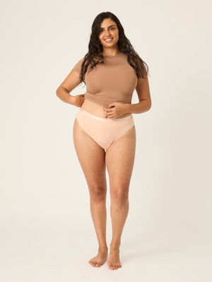 Classic bikini moderate-heavy, Beige, medium