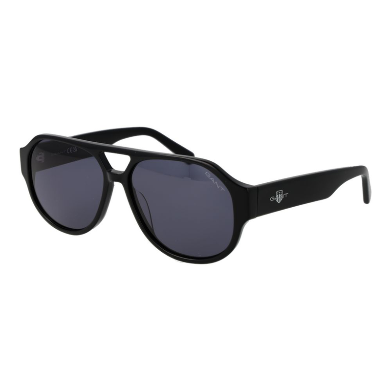 Black acetate sunglasses-null