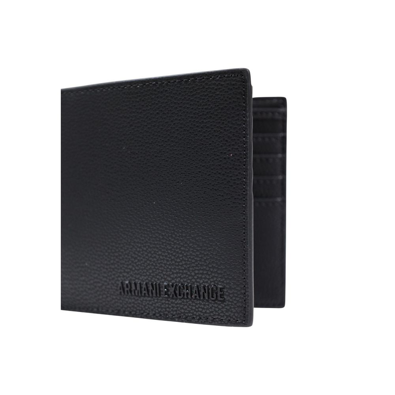 Black polyester wallet-null