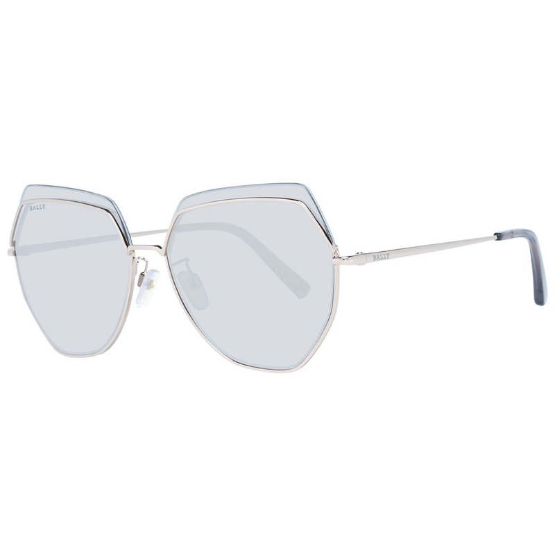 Rose gold metal sunglasses-null