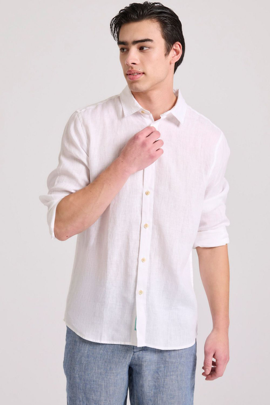 Funkybuddha shirt linen-null