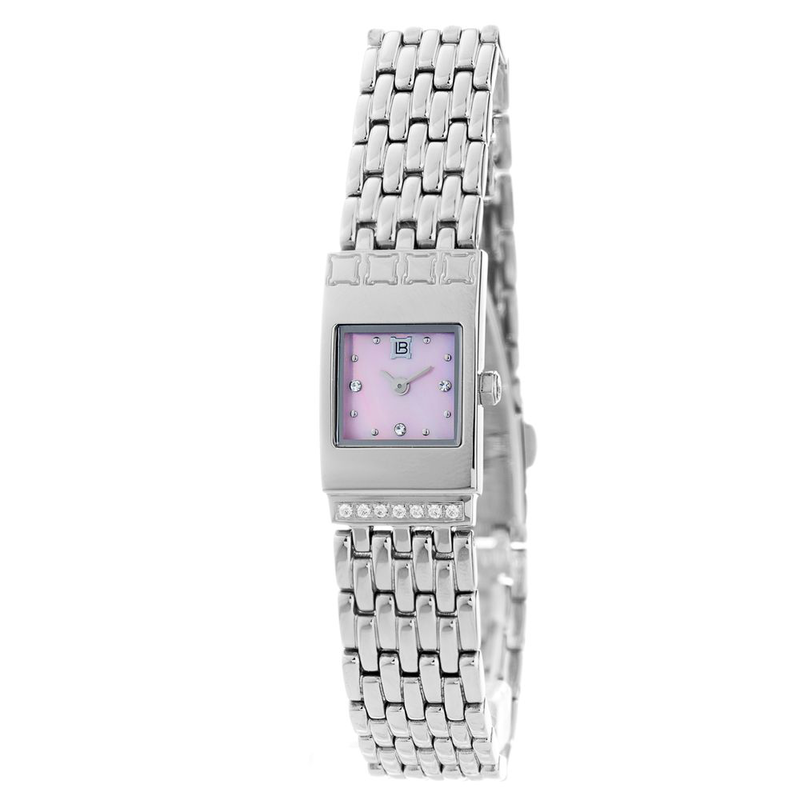 Silver stainless steel dress watch-null
