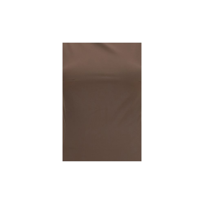 Brown polyamide one-piece swimsuit-null