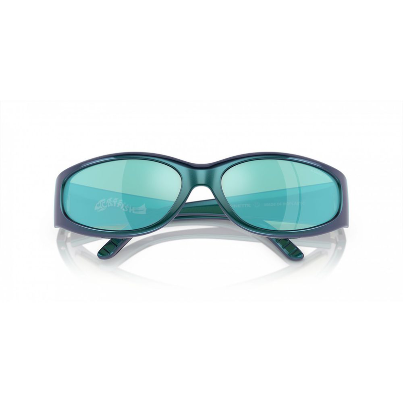 Blue resin sunglasses-null