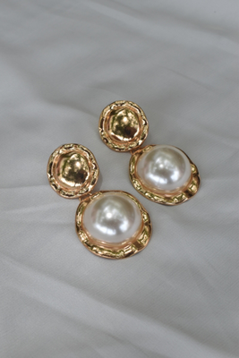 Sterling gold earring e2420,  Sterling gold earring e2420, , medium