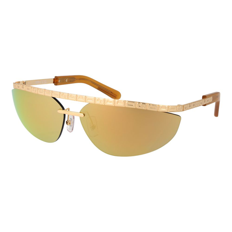 Gold metal sunglasses-null