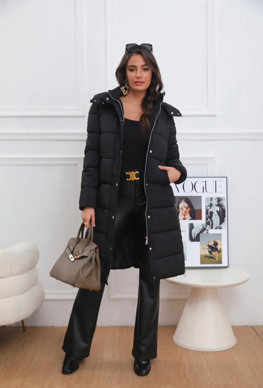 Long down jacket-null