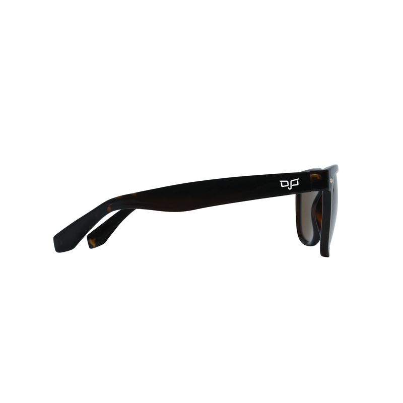 Product image: OJO sunglasses everyday square shell brown frame and temples with brown lenses rx-null