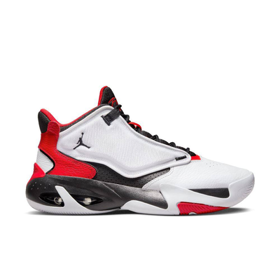 Nike jordan max aura 4, White / Black / Red, medium