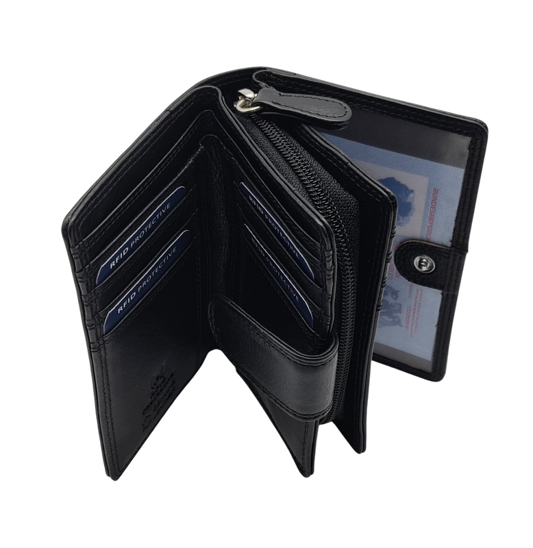 Migant design woman leather wallet colour with rfid protection 6081 image number null